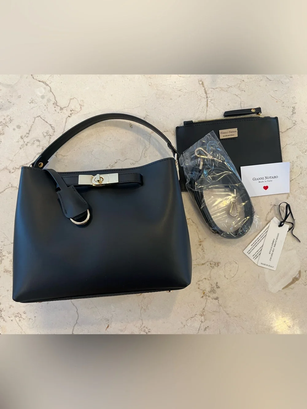 Gianni Notaro Emily Black Bag